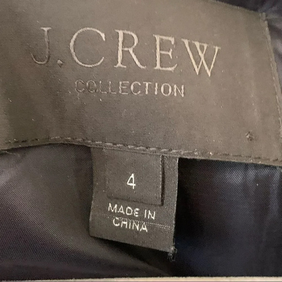 J Crew Collection Black Label Jewel‎ Embellished Heavy Knit Dress Women’s Size 4 - Picture 3 of 7